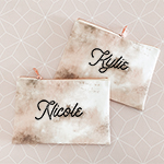 Tie Dye Print Makeup Bag